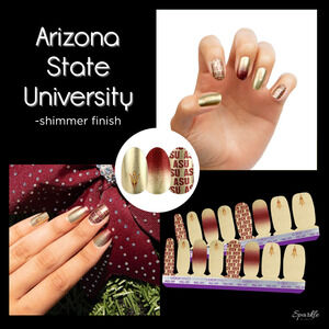 Color Street Arizona State University Collegiate Nail Strips Shimmer